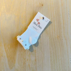 Calze Basse bimba con perline in cotone Meia Pata