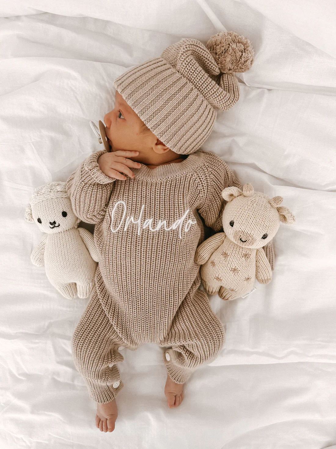 Cappello a costine in caldo cotone Milk 🤍 Cacao 🤎 Milky Rose 🩷 - immagine 5