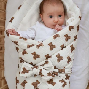 Fascia per bebè in mussola - Teddy Bears