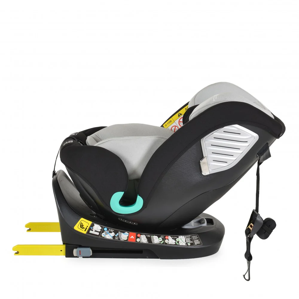 Seggiolino Auto Moni Serengeti I-Size 40-150cm Grigio Chiaro - immagine 3
