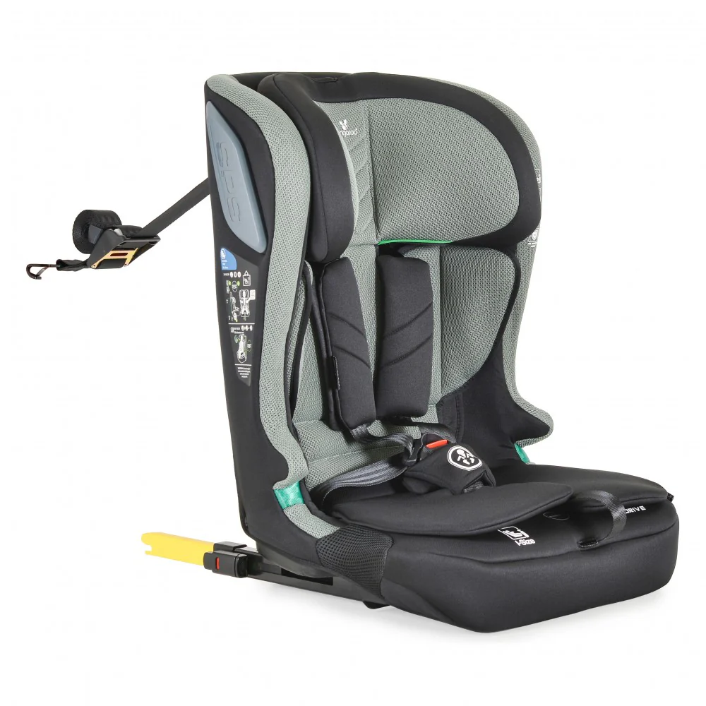 Seggiolino Auto Cangaroo iDrive Phantom Isofix I-Size 76-150cm Verde - immagine 2