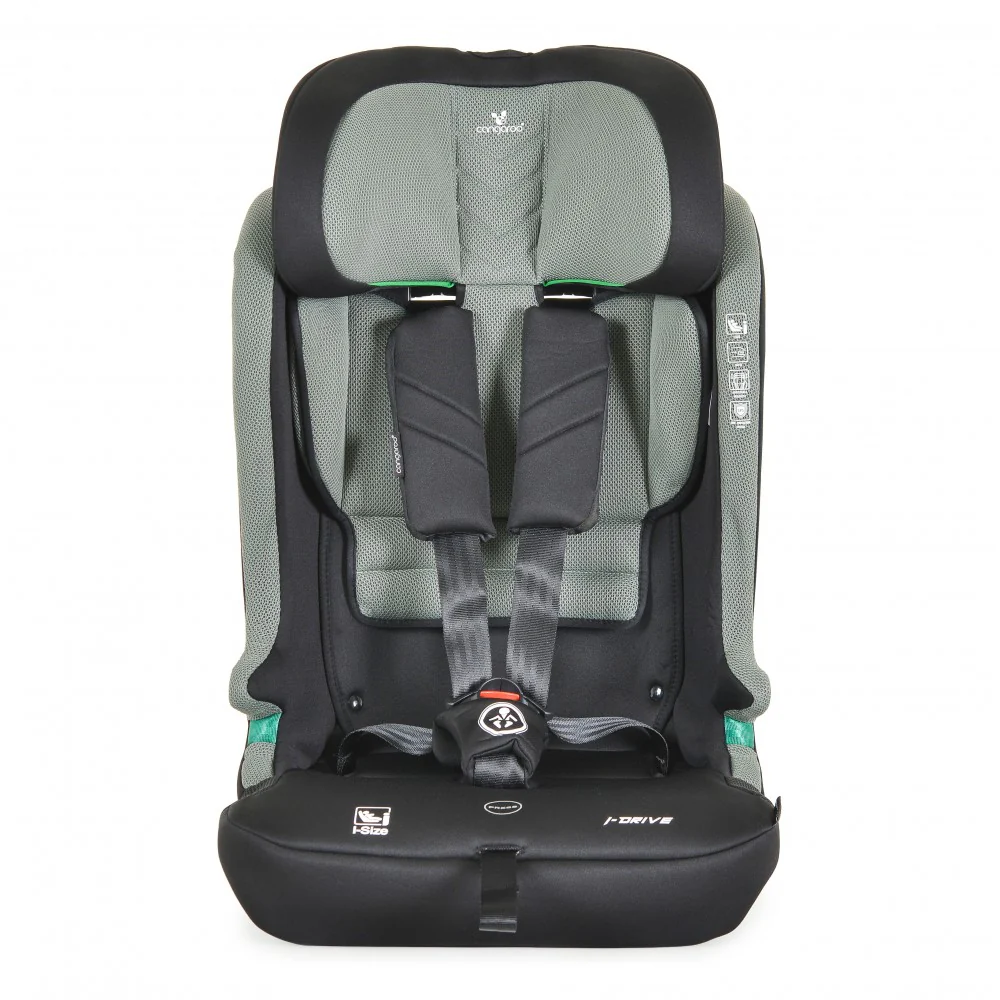 Seggiolino Auto Cangaroo iDrive Phantom Isofix I-Size 76-150cm Verde - immagine 3
