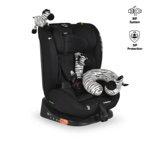 Seggiolino Auto Moni Competition I-Size 40-150cm Nero