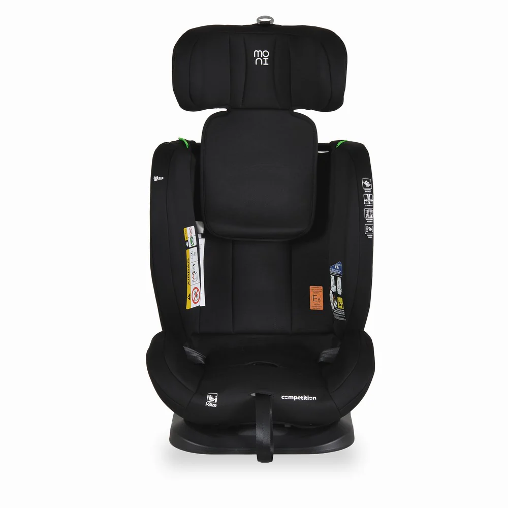 Seggiolino Auto Moni Competition I-Size 40-150cm Nero - immagine 3