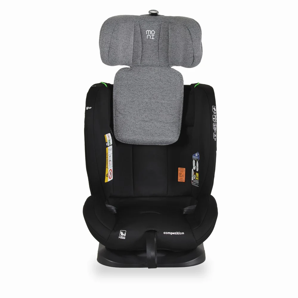 Seggiolino Auto Moni Competition I-Size 40-150cm Grigio - immagine 3