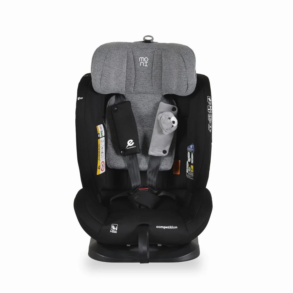 Seggiolino Auto Moni Competition I-Size 40-150cm Grigio - immagine 4
