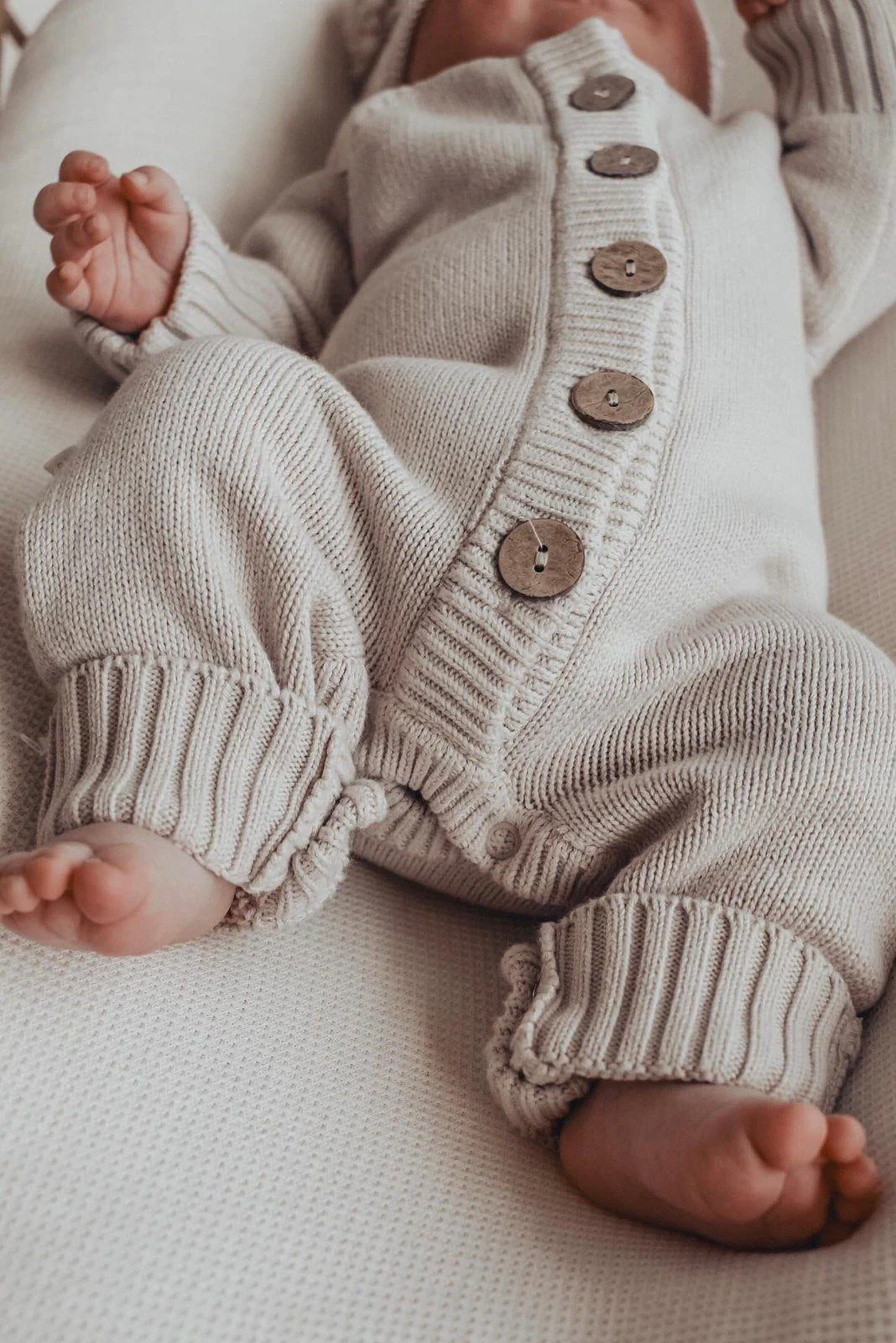 Tutina “Noa” con Cappellino Pompon,Caldo Cotone 100% Biologico 🧸☁️✨ - immagine 4
