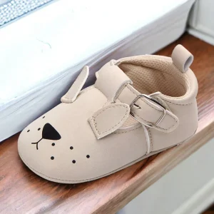 Scarpe da Bambini Crema in ecopelle Cagnolino