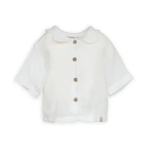 Camicia collo a fiore - OFFWHITE 111