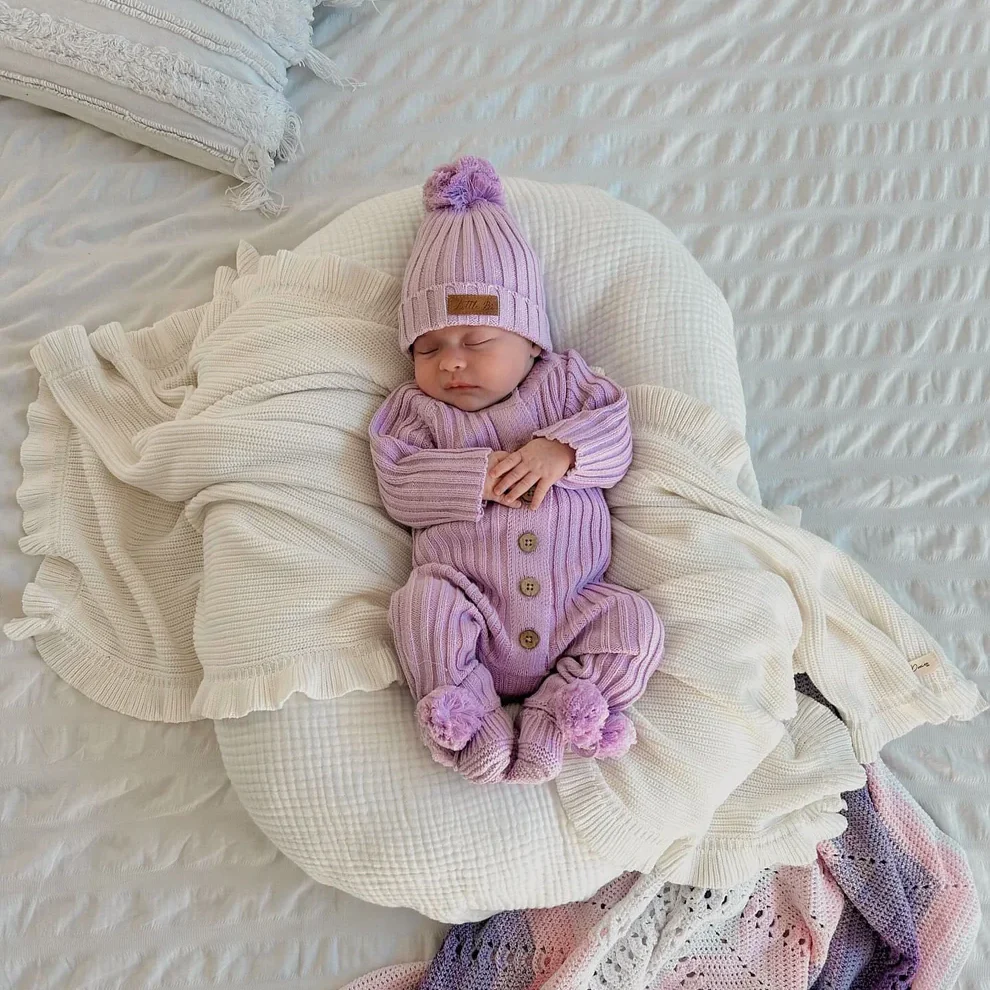 Cappello a costine Violet - immagine 3