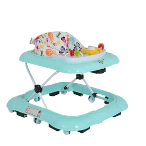 Girello Baby Moni Jungle Fun Turchese