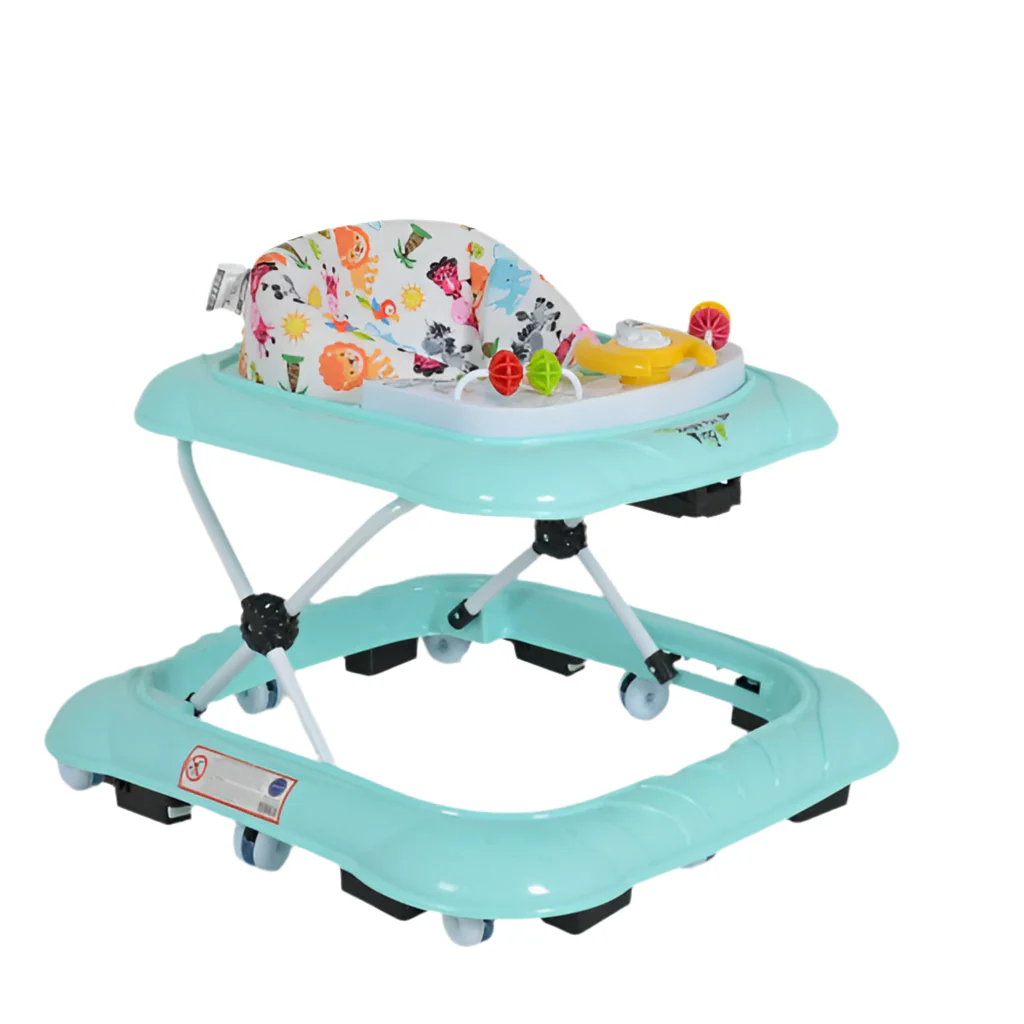 Girello Baby Moni Jungle Fun Turchese
