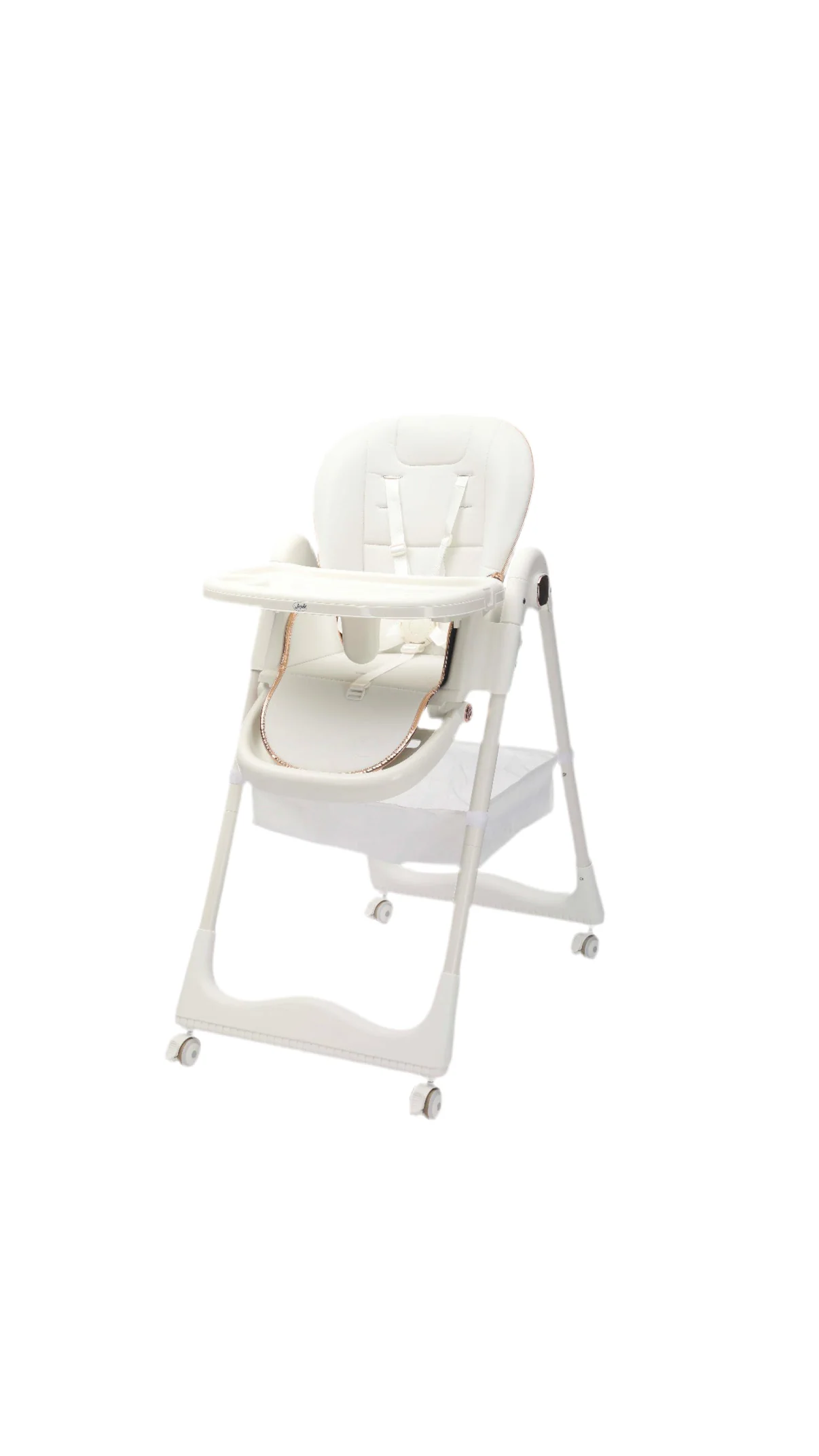 Sediolone Pappa Leonie Nest Bianco + Bavaglino, Scodella e Posate in Silicone OMAGGIO - immagine 2