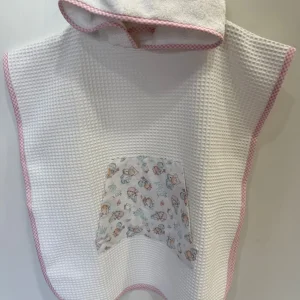 Accappatoio Nido d’ape cappuccio in Spugna