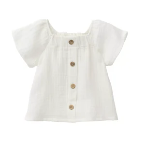 Camicia in Mussola di puro Cotone Biologico – Bianco