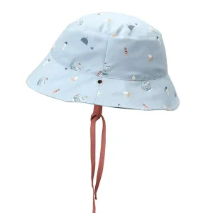 Cappellino Reversibile Anti UV – Azzurro