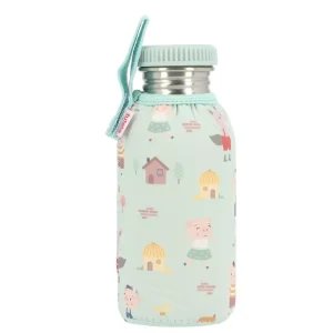Borraccia in acciaio 500 ml- The Three Little Pigs
