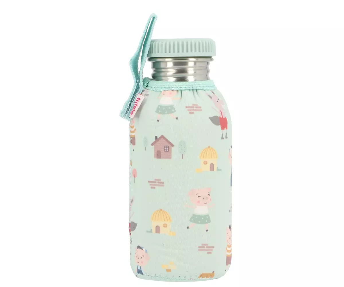 Borraccia in acciaio 500 ml- The Three Little Pigs - immagine 2