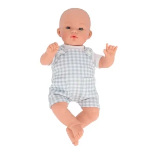 Bambolotto con Pettorina Vichy Azzurro – Mateo