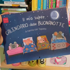 Il mio super calendario della buonanotte- Libro con adesivi – Clavis
