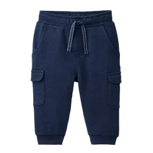 Pantaloni con tasche in cotone biologico Blu – People Wear Organic