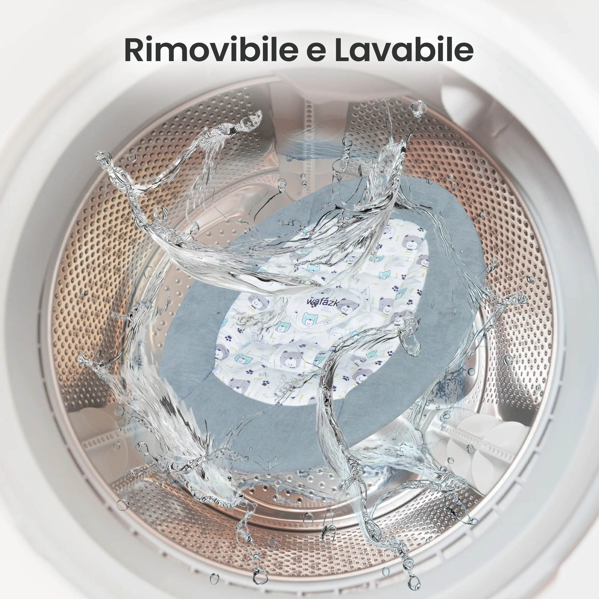 Sdraietta neonato elettrica con musica + mussole in omaggio - immagine 7