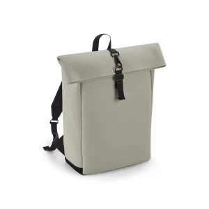 Zaino in tessuto riciclato Roll-Top idrorepellente  Grigio