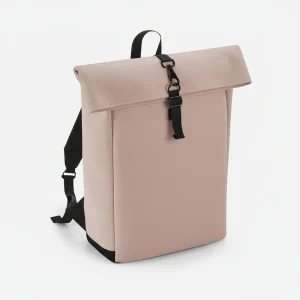 Zaino in tessuto riciclato Roll-Top idrorepellente  Rosa