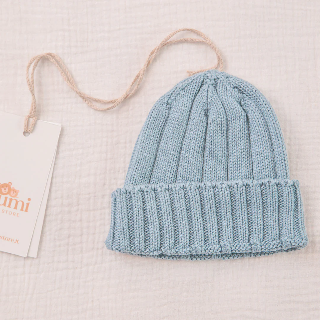Cappello basic neonato in maglia - immagine 8