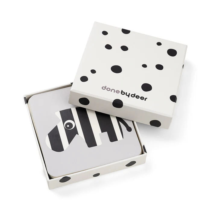 Carte a contrasto per neonati – Done by Deer
