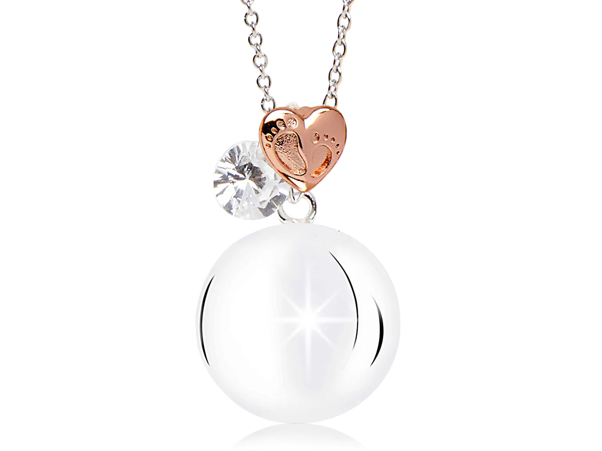 Mamijux Chiama angeli cuore oro rosa con piedini MAMIJUX® - immagine 6