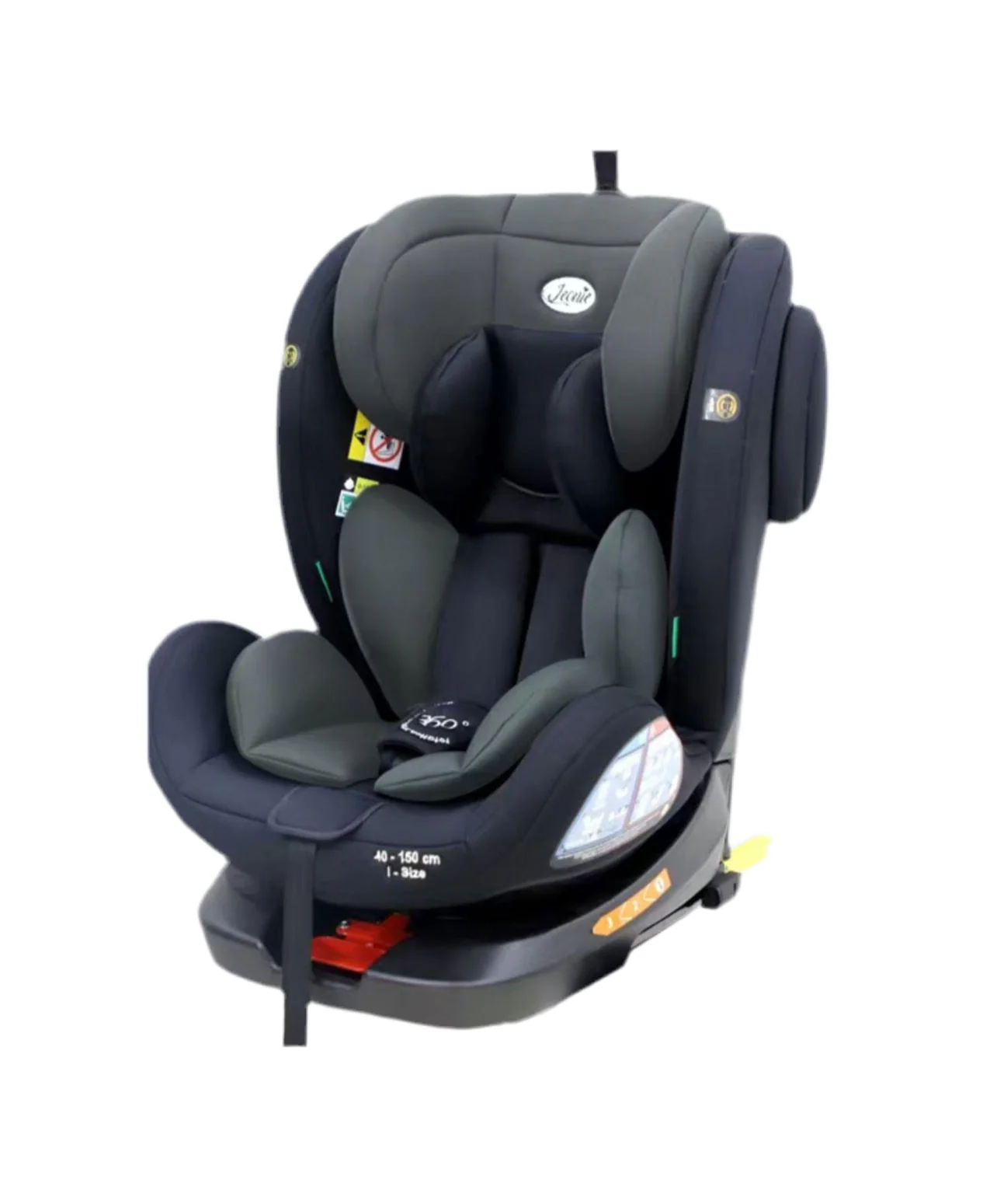 Seggiolino Auto Leonie READY-GO 360° I-Size 40-150cm Isofix GRIGIO/NERO