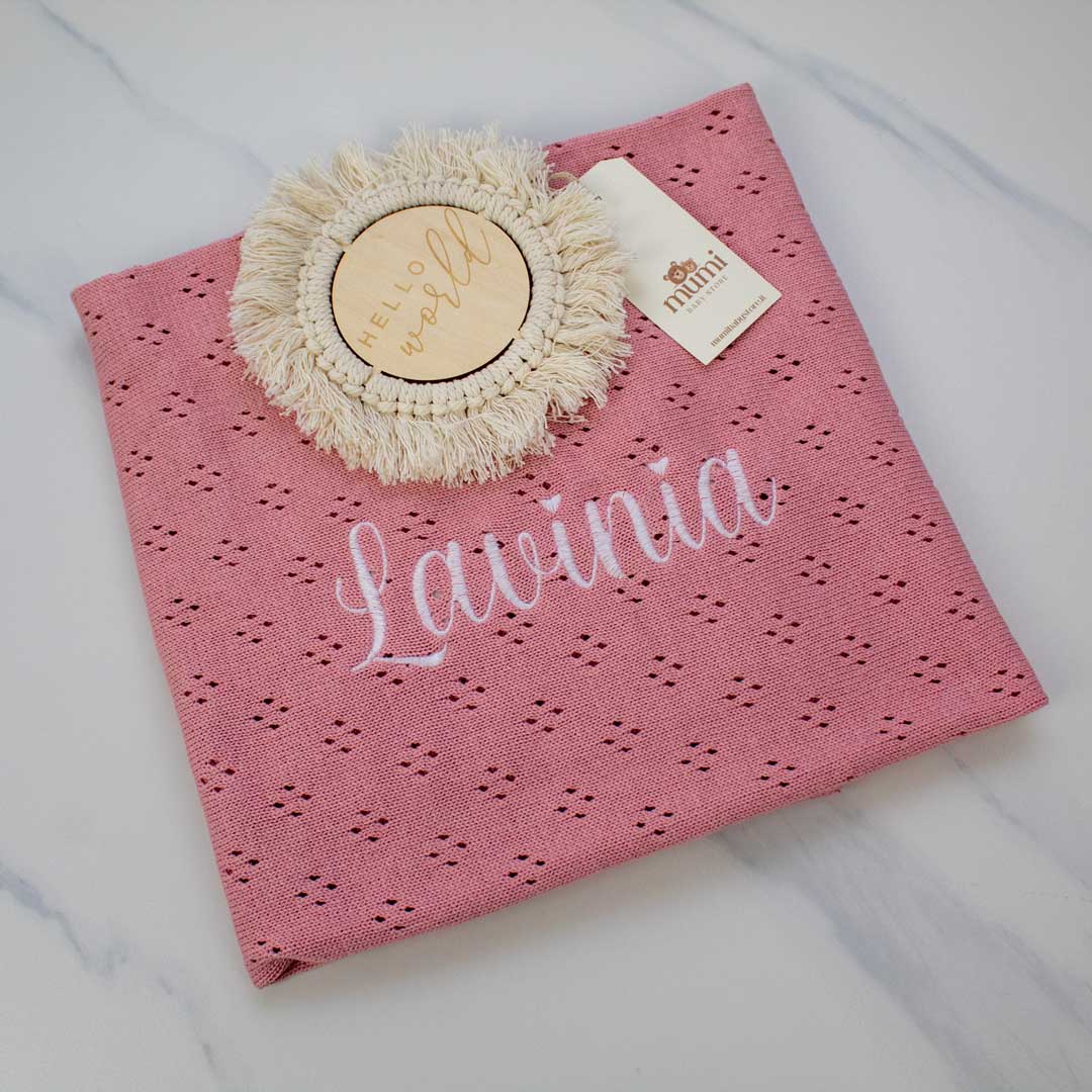 Copertina in maglia Love - immagine 3