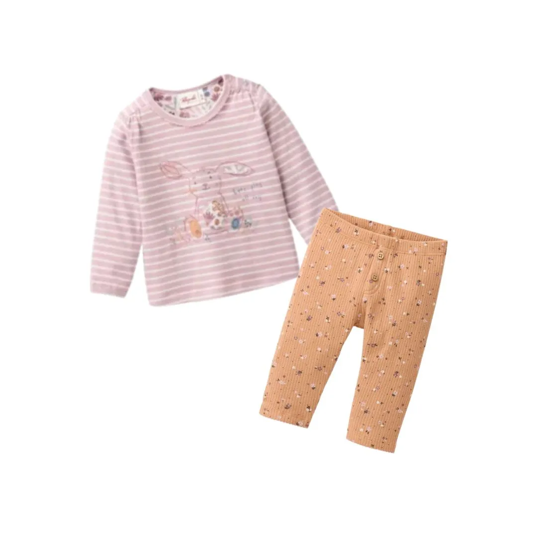 Completino in puro cotone biologico – Coniglietto