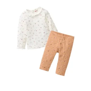 Completino in puro cotone biologico – Fiorellini