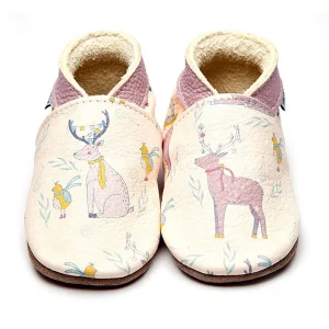 Inch blue Pantofoline in pelle – Renne