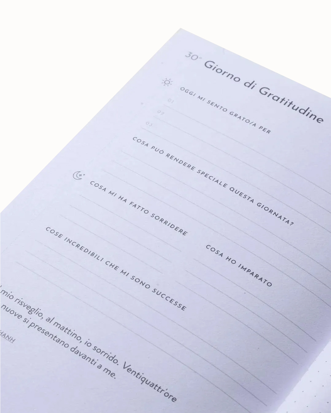 Diario della Gratitudine in carta riciclata