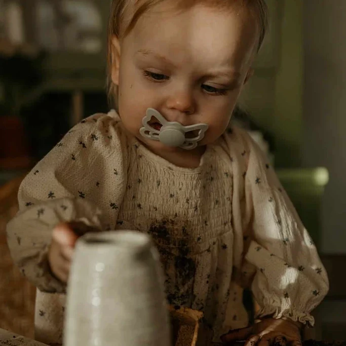 FRIGG Butterfly SAGE/SILVER GRAY 6-18 mesi SET 2 PEZZI - immagine 3