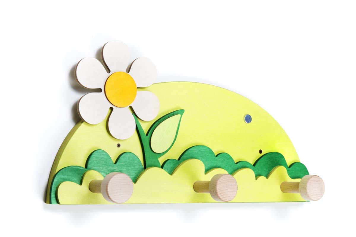 Appendiabiti in legno 3 pomelli - immagine 3