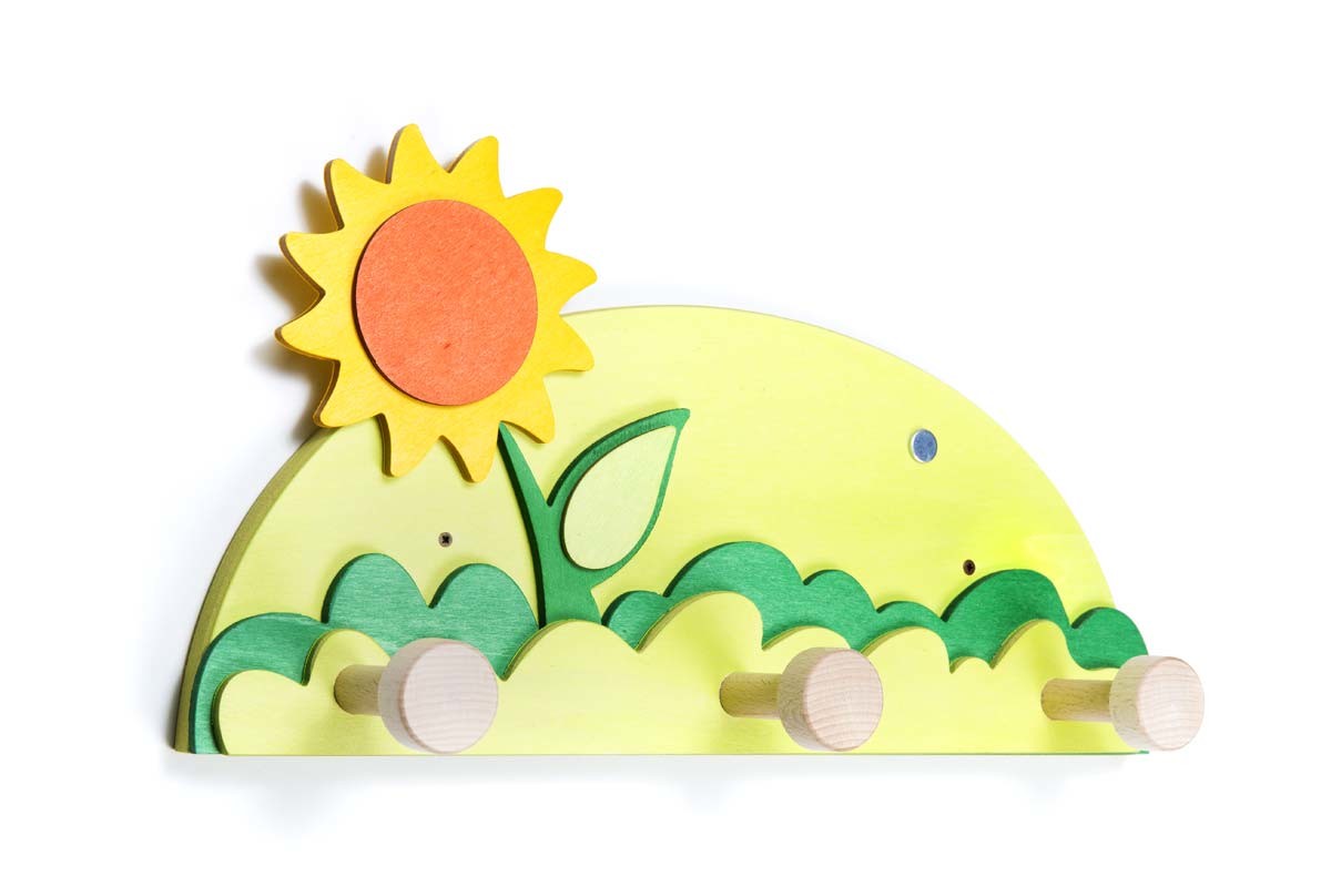 Appendiabiti in legno 3 pomelli - immagine 4