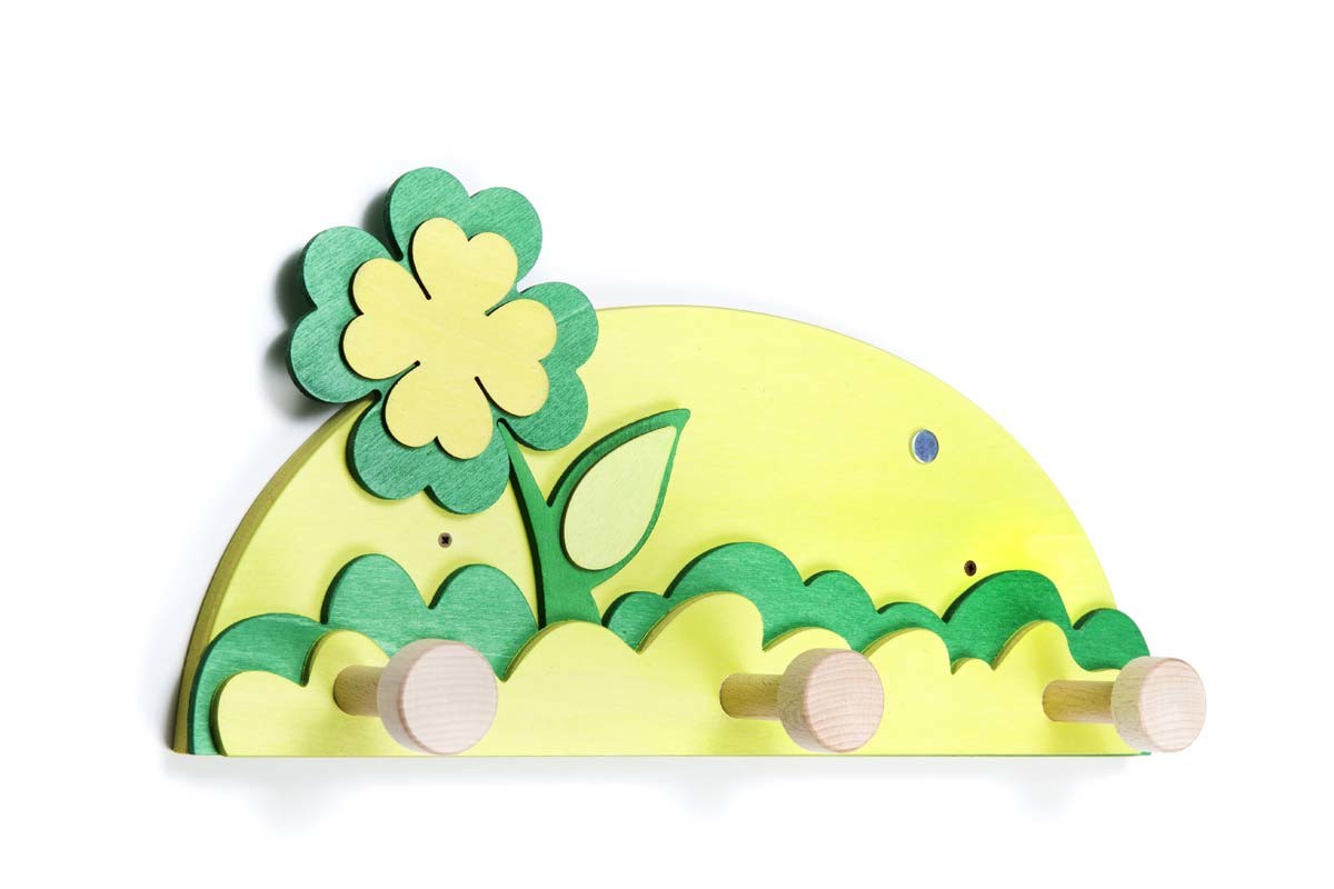 Appendiabiti in legno 3 pomelli - immagine 5