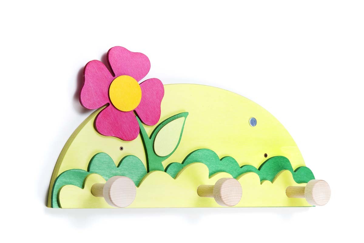 Appendiabiti in legno 3 pomelli - immagine 6