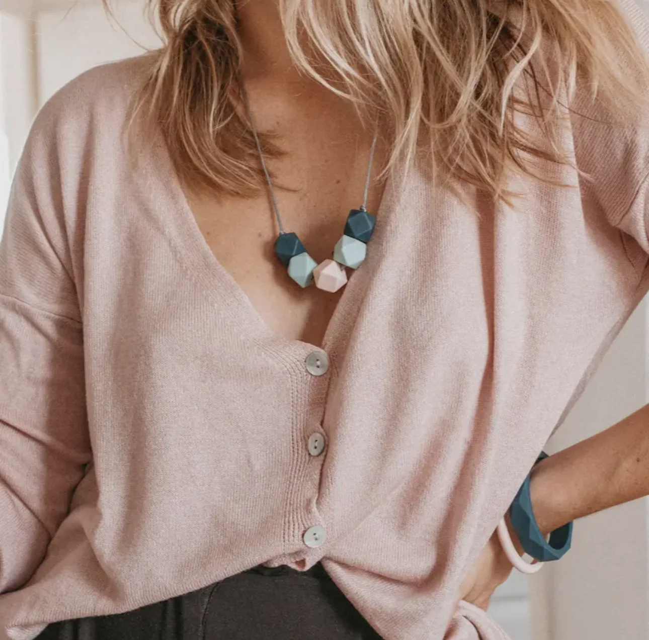 Collana allattamento, trasporto e dentizione MINI GEOMETRIC - immagine 6