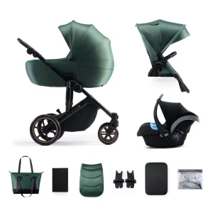 Passeggino Trio PRIME 2 PRO Kinderkraft Dark Green