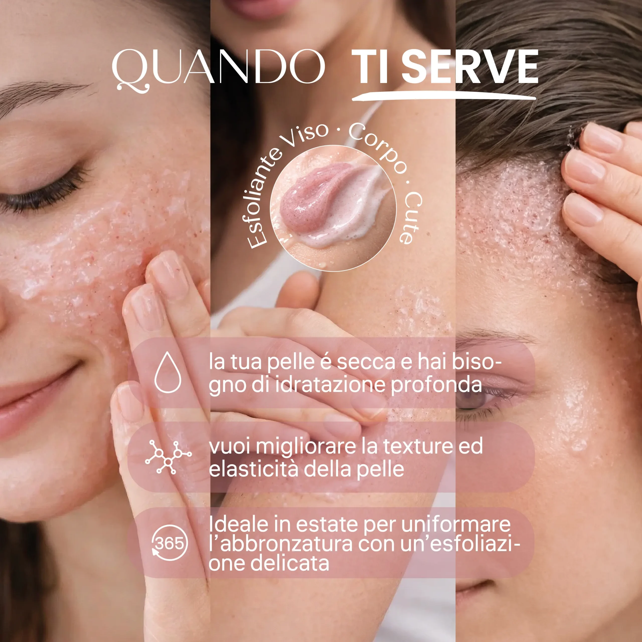 Gommage Idratante con Acido Ialuronico 3 in 1 - immagine 5