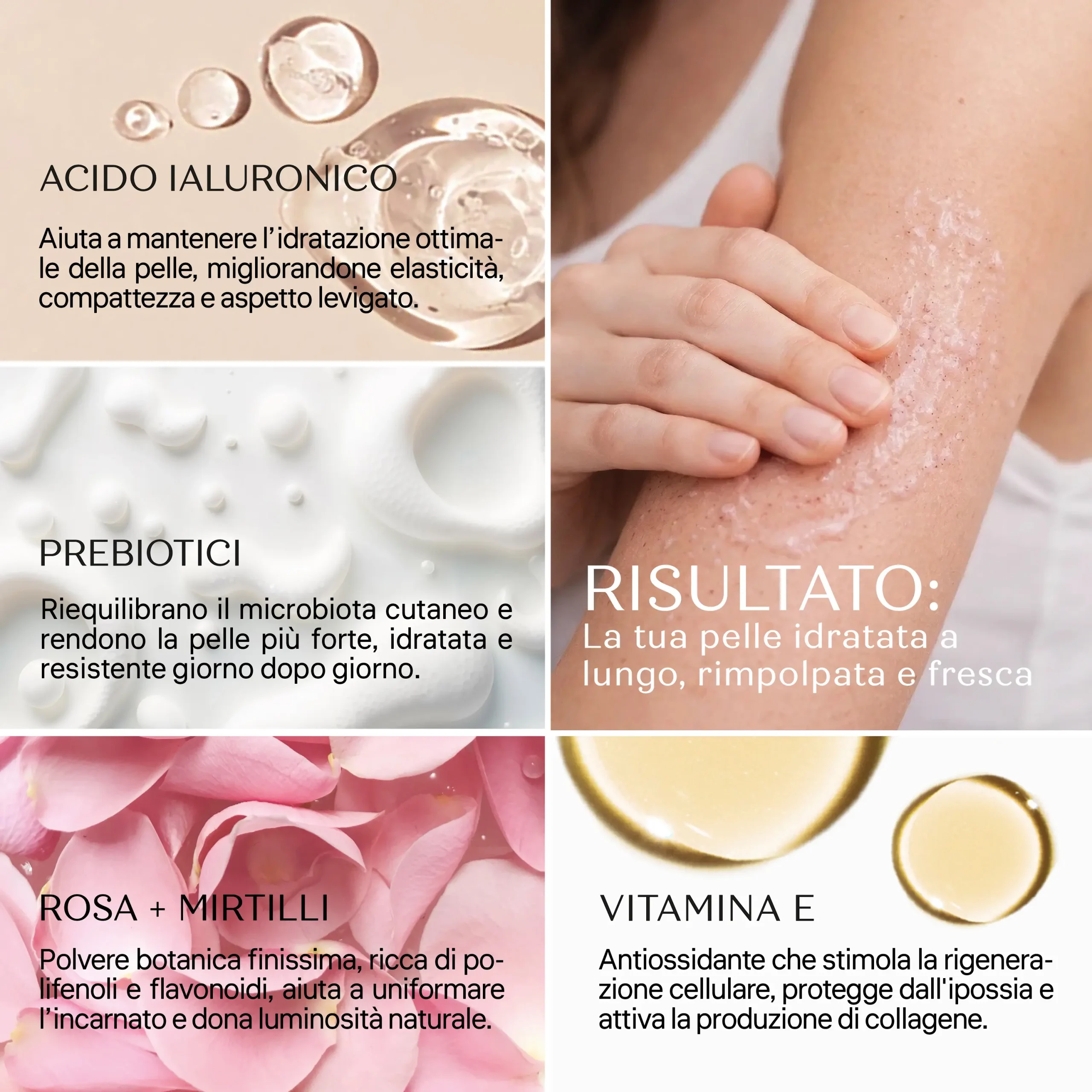 Gommage Idratante con Acido Ialuronico 3 in 1 - immagine 4
