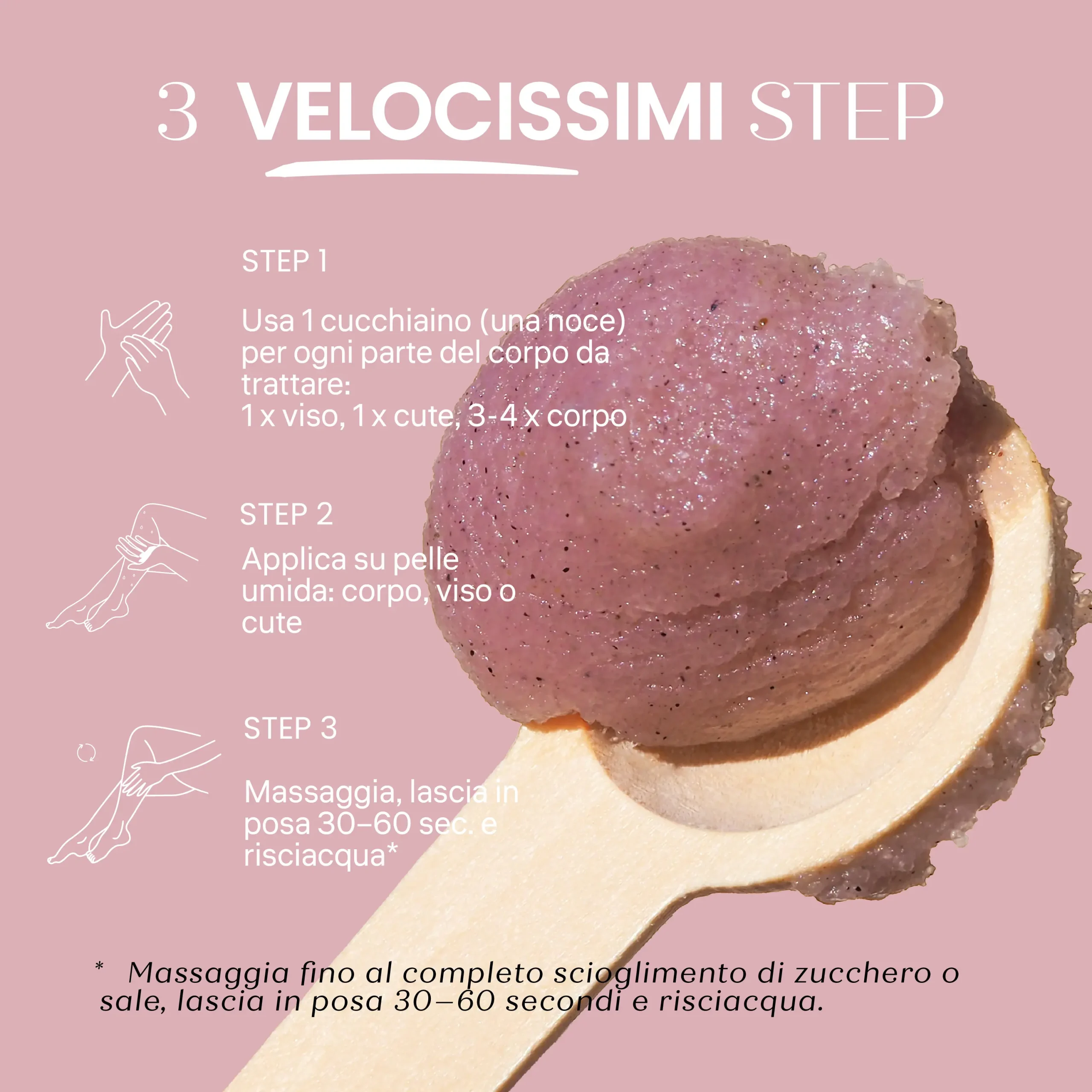 Gommage Idratante con Acido Ialuronico 3 in 1 - immagine 3