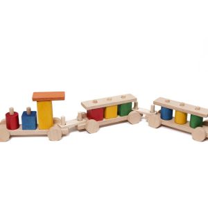 Trenino Colorato in legno
