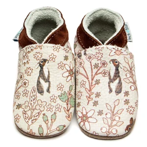 Inch blue Pantofoline in pelle – Coniglietto