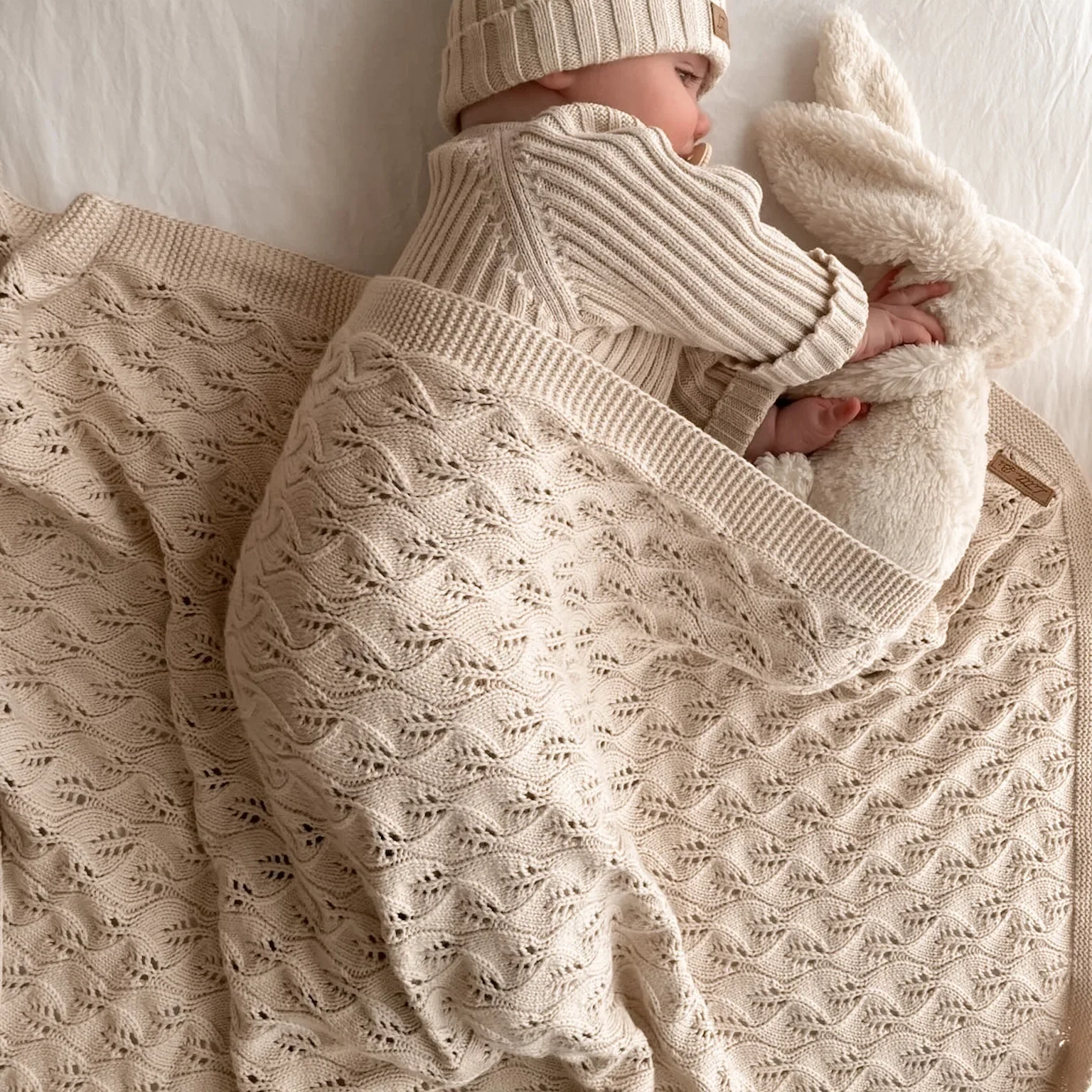 Coperta in maglia Milk & Honey Milk - immagine 3